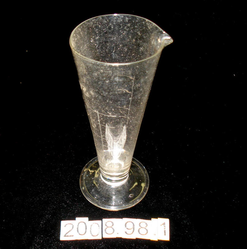 Medicine Measure Glass Canterbury Museum