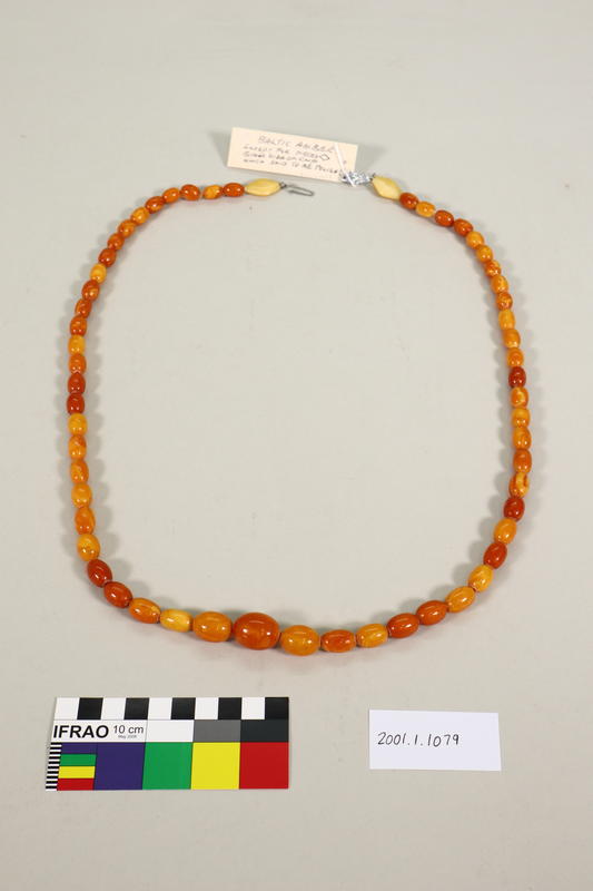 Amber necklace Canterbury Museum