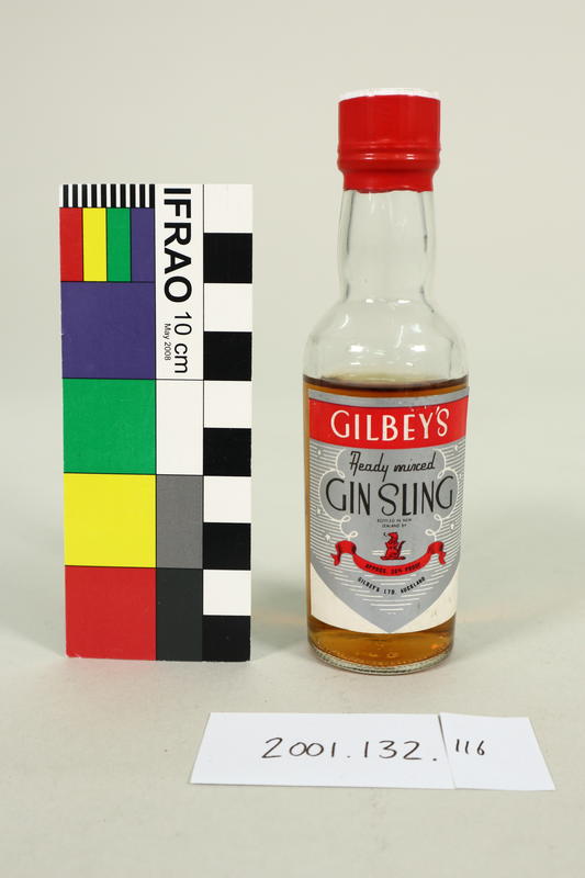 Bottle Gilbey's Gin Sling Canterbury Museum