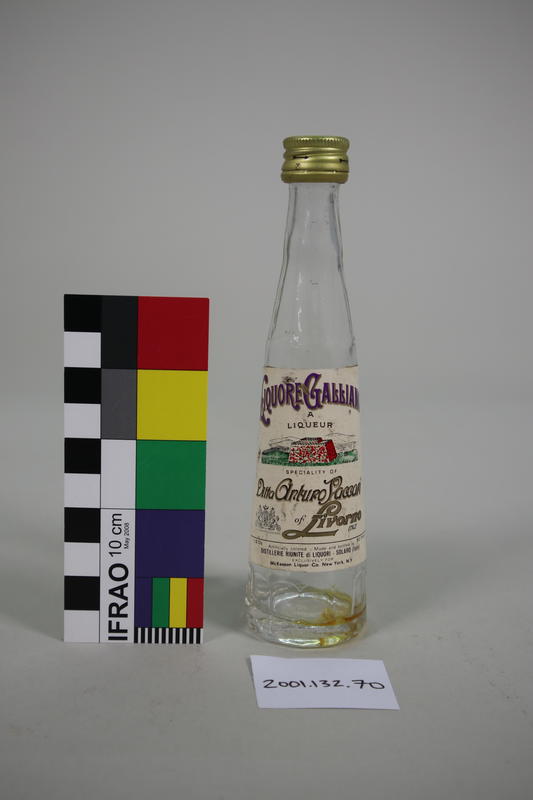 Bottle Liquore Galliano Canterbury Museum