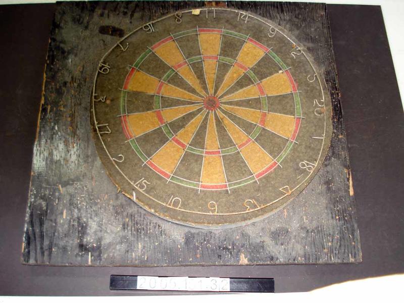 Dart board Canterbury Museum