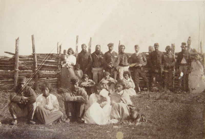 Photograph Moriori Group Canterbury Museum