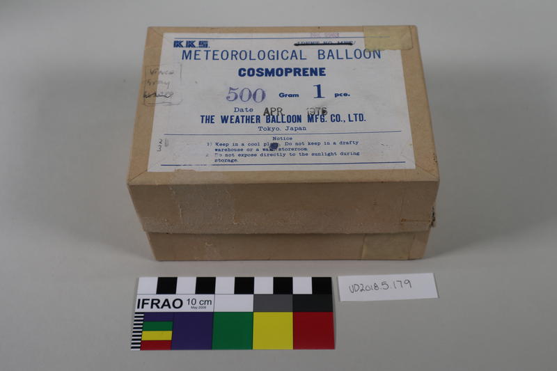 Box Meteorological Balloon Canterbury Museum