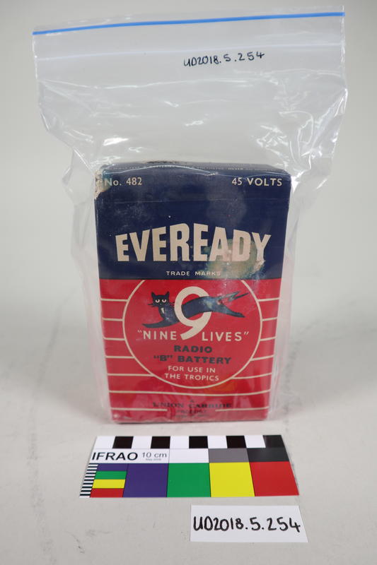 Radio B Battery Eveready Canterbury Museum