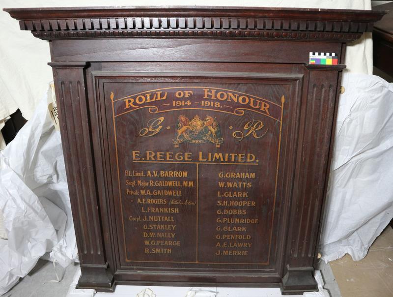 Board Roll of Honour Canterbury Museum