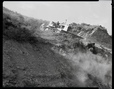 Film negative: International Harvester Company: Benmore earthmoving