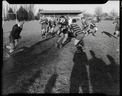 Film Negative: Rugby, Christchurch Boys High School vs Waitaki Boys High School