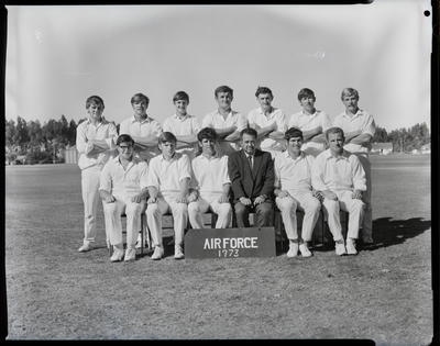 Film negative: Burnham Inter-service cricket teams, Air Force