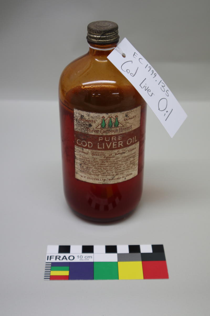 Bottle Cod Liver Oil Canterbury Museum