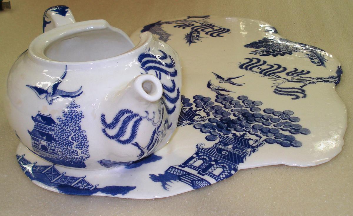 Sculpture Tea pot Canterbury Museum