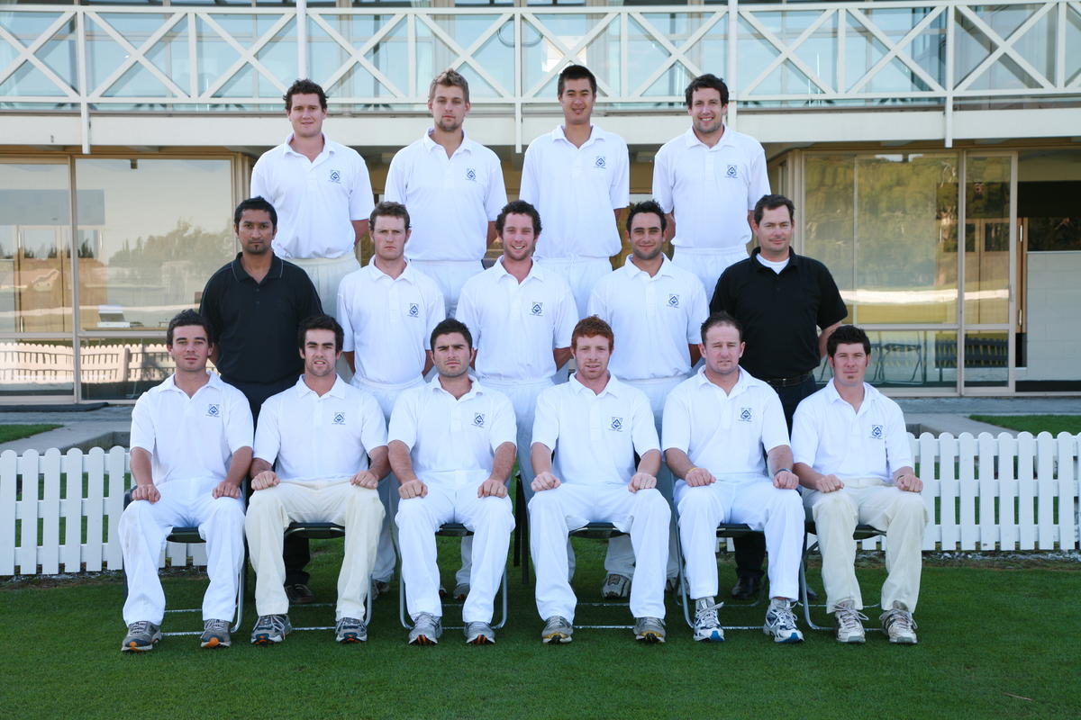 Digital Photograph NZ Cricket Team 2007 Canterbury Museum