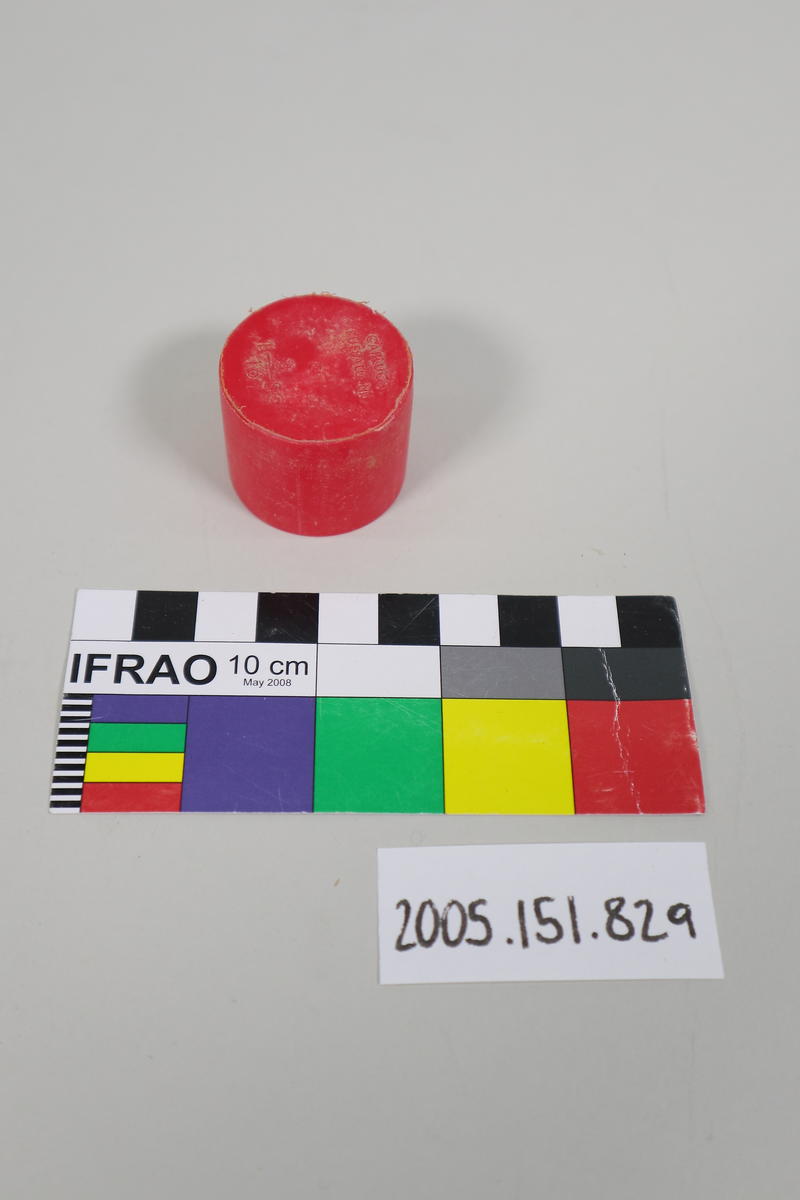 End cap for tube cardboard tube for sample tube Canterbury Museum