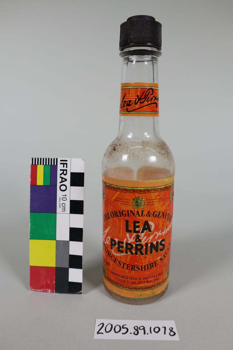 Bottle of Worcestershire Sauce Canterbury Museum