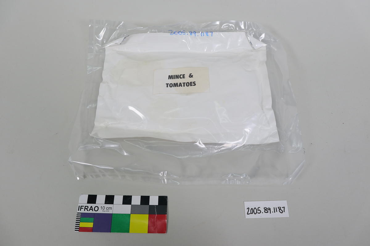 Packet of dehydrated food Canterbury Museum