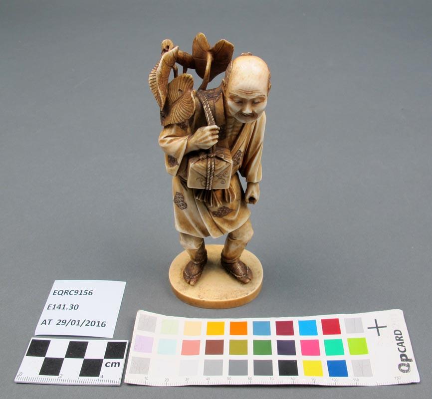 Ivory Carving Man Canterbury Museum