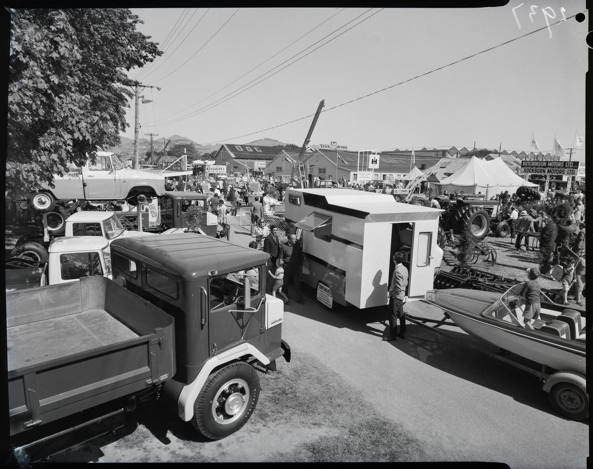 Film negative International Harvester Company show stand Canterbury