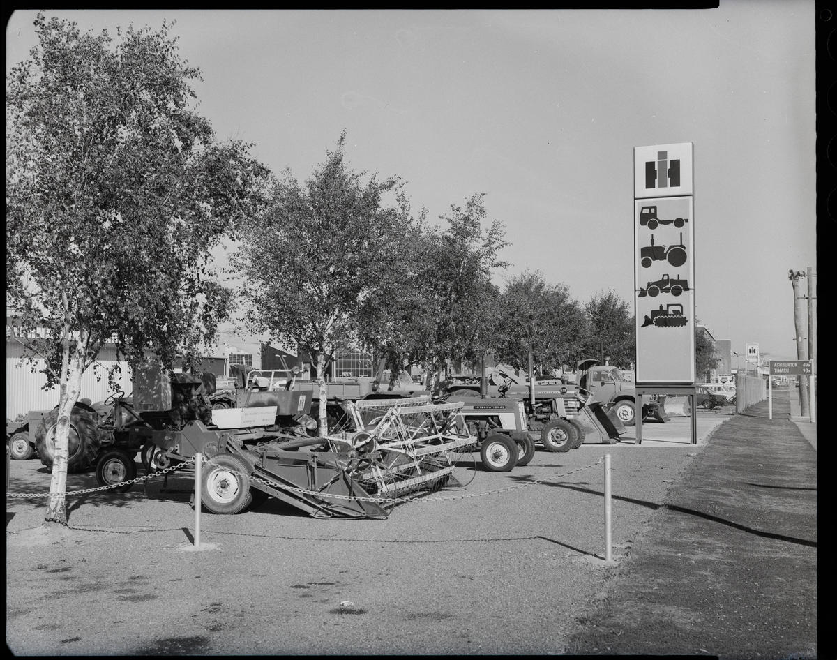 Film negative International Harvester Company branch building at