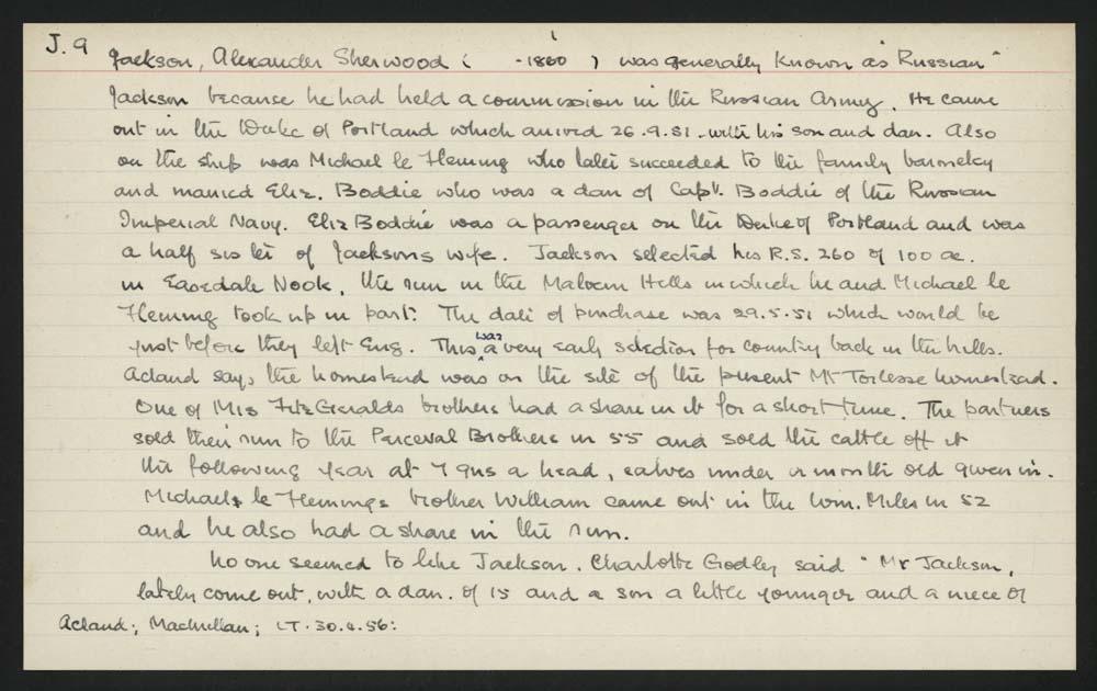 Macdonald Dictionary Record Alexander Sherwood Jackson Canterbury Museum