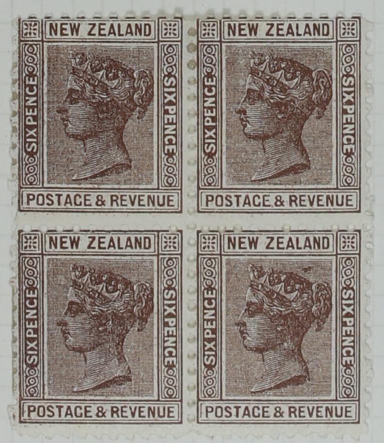 Stamps New Zealand Six Pence Canterbury Museum