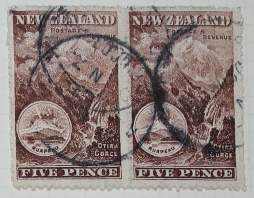Stamps New Zealand Five Pence Canterbury Museum