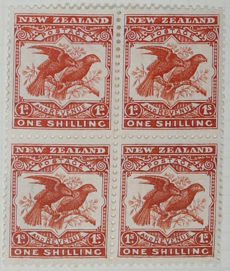 Stamps New Zealand One Shilling Canterbury Museum