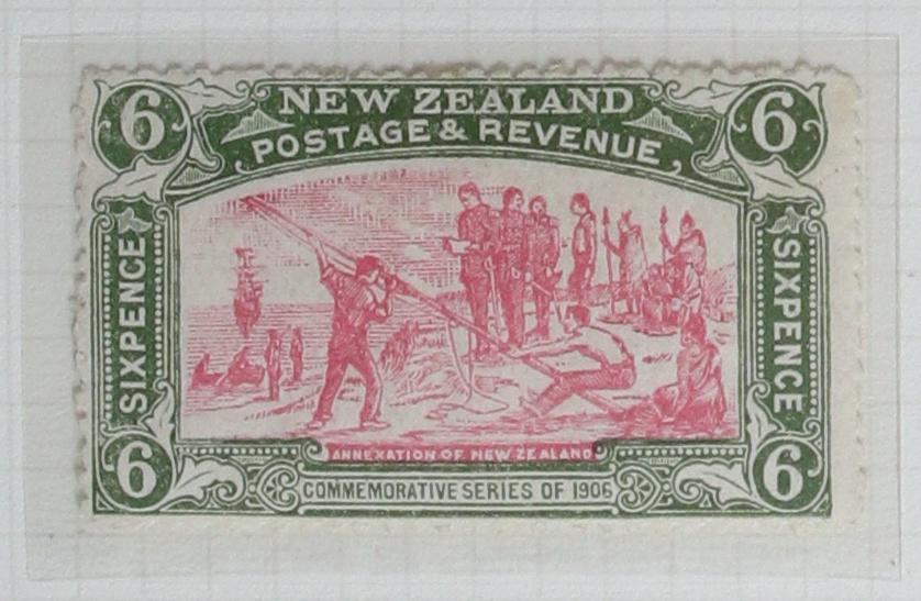 Stamp New Zealand Six Pence Canterbury Museum