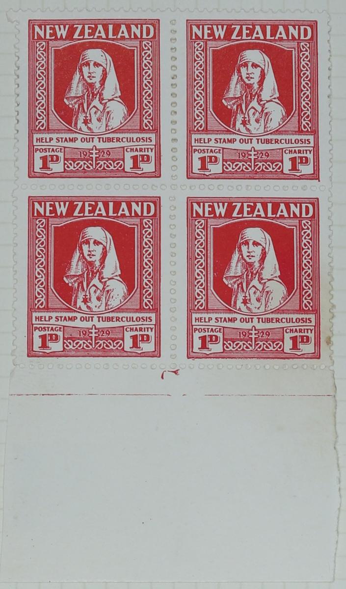 Stamps New Zealand One Penny Canterbury Museum