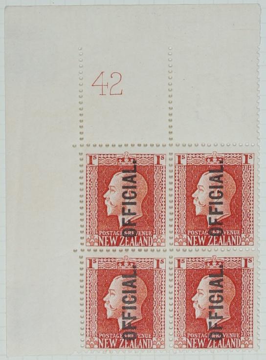 Stamps New Zealand One Shilling Canterbury Museum