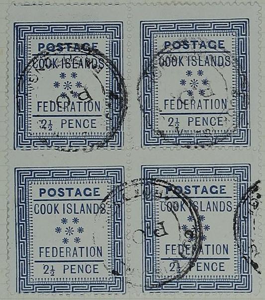 Stamps Cook Islands Two and a Half Pence Canterbury Museum