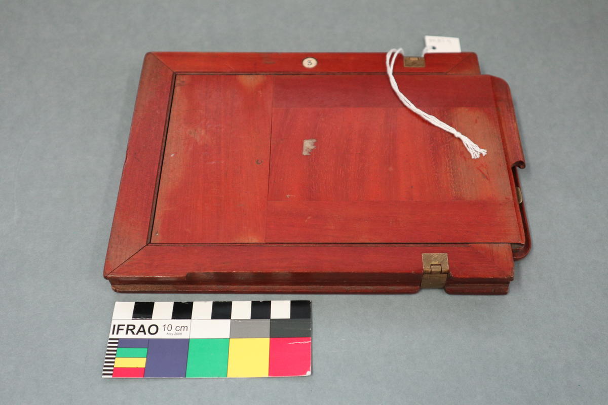 Glass Plate Holder Wooden Canterbury Museum