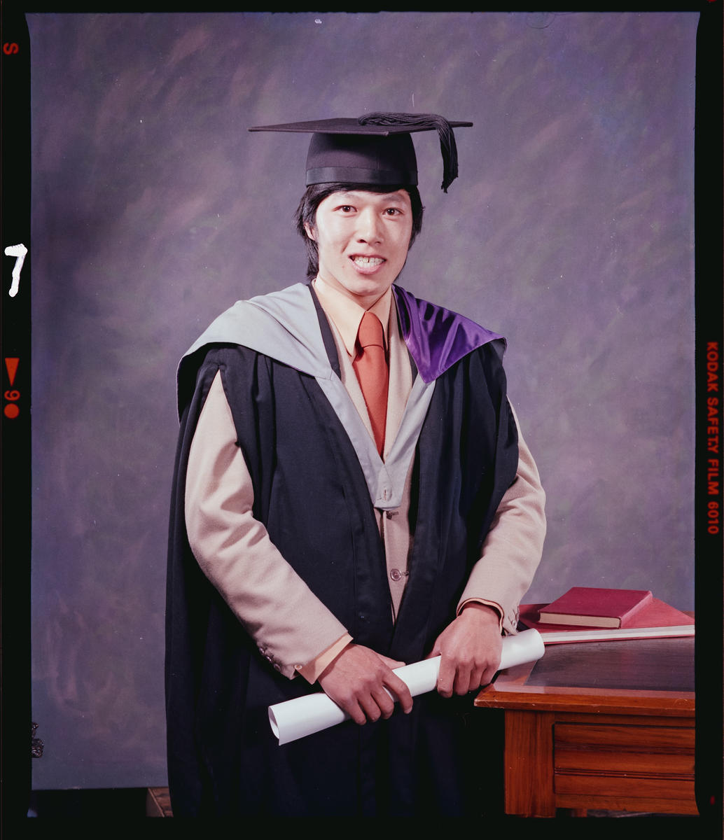 Negative Mr Sew Hoy Graduate Canterbury Museum