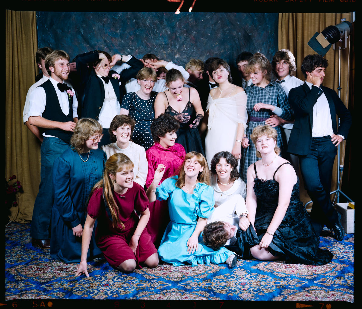 Negative Villa Maria School Leaver's Ball 1983 Canterbury Museum